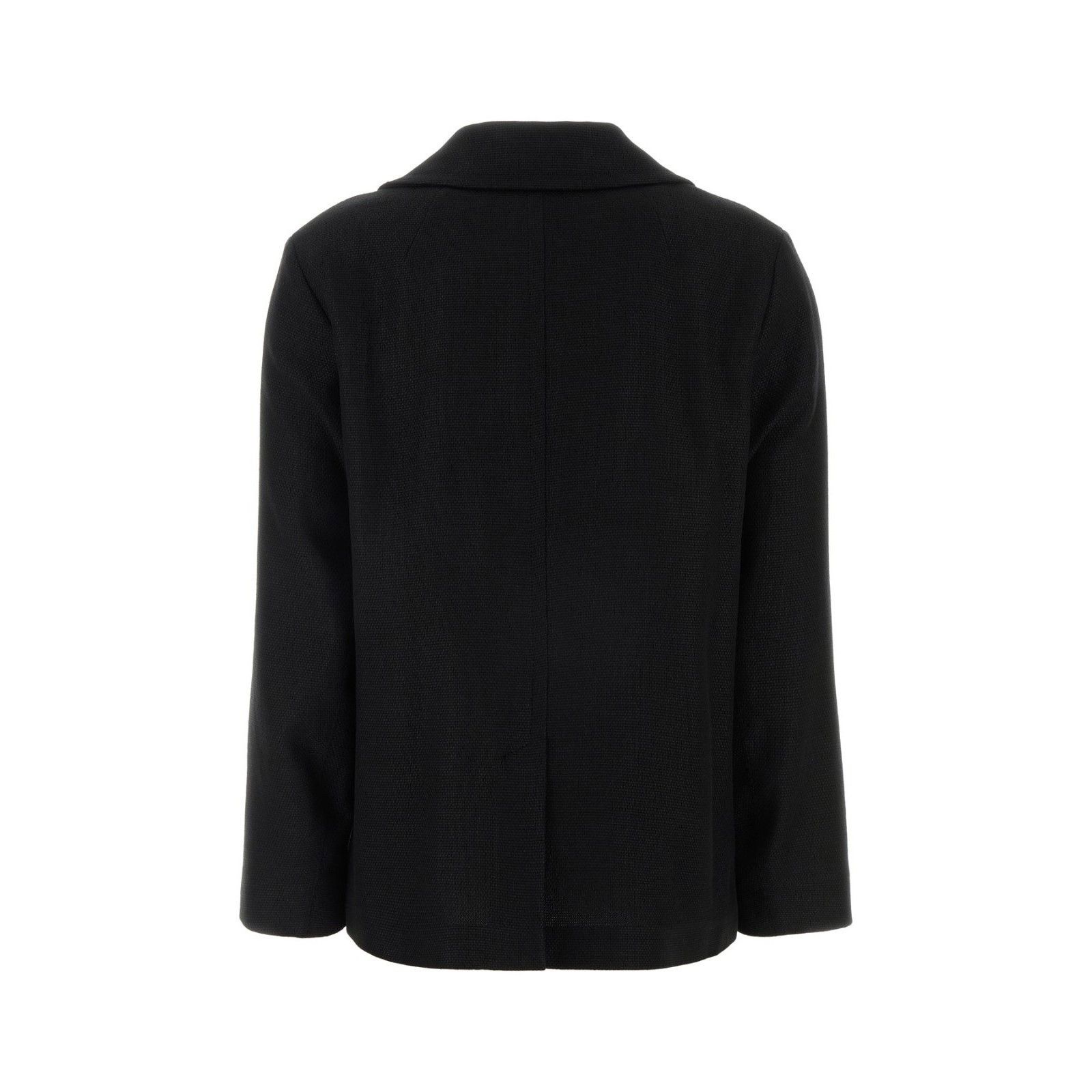 Max Mara MAX MARA Marco Black Stretch Linen Blend Blazer New & Authen Size S / US 4 / IT 40 - 2 Thumbnail