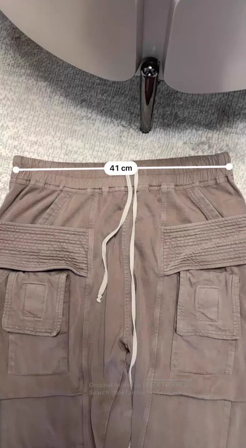 Rick Owens RICK OWENS size M Classic Double Ring Work Pants Size US 27 - 4 Thumbnail