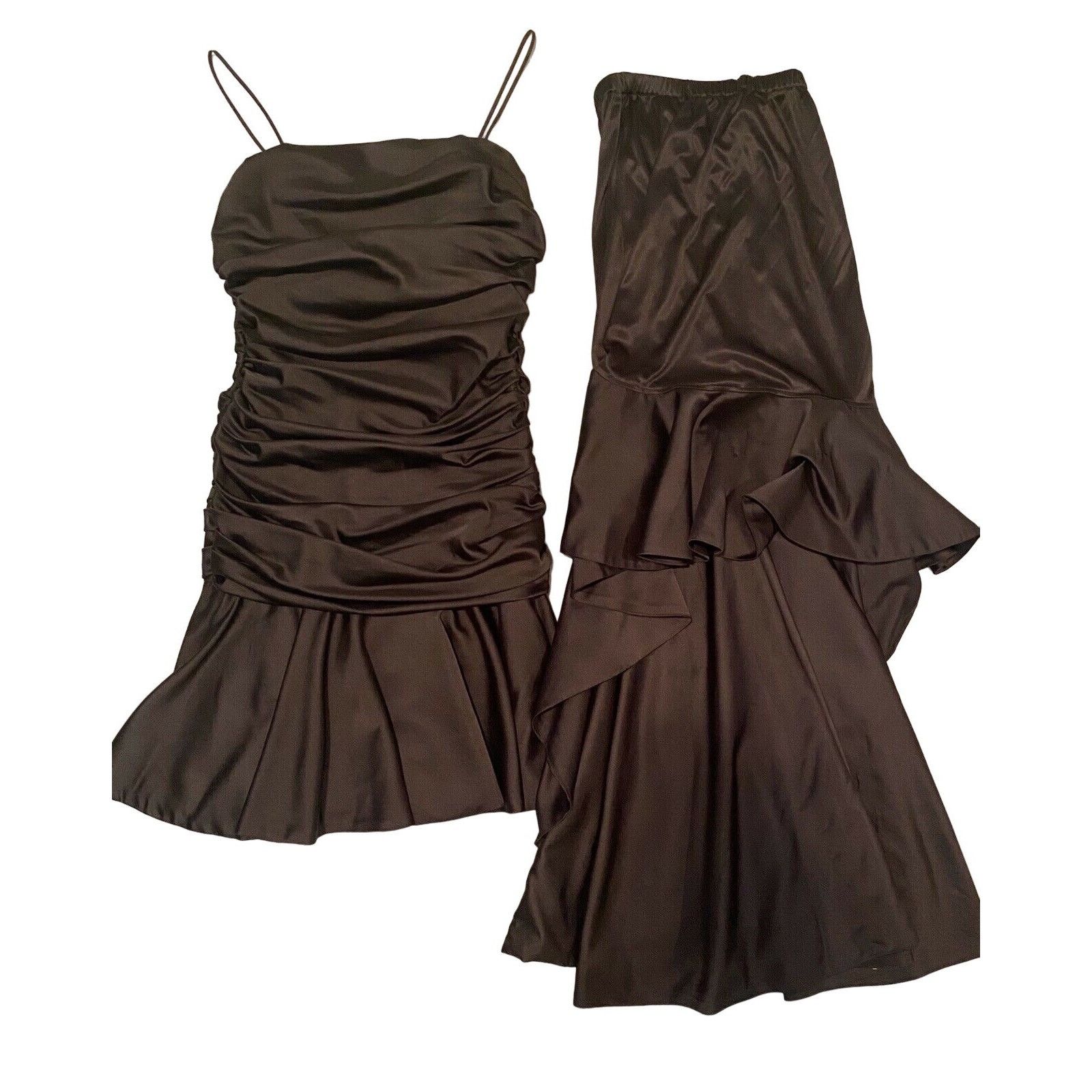 Vintage VTG 80’s Lillie Rubin 8 10 Formal Dress Gown Detachable Skir Size L / US 10 / IT 46 - 1 Thumbnail