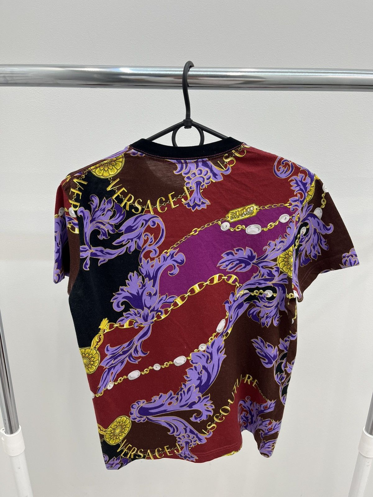 Versace Jeans Couture Versace Jeans Couture Baroque Chains T-shirt Tee Size US S / EU 44-46 / 1 - 3 Thumbnail