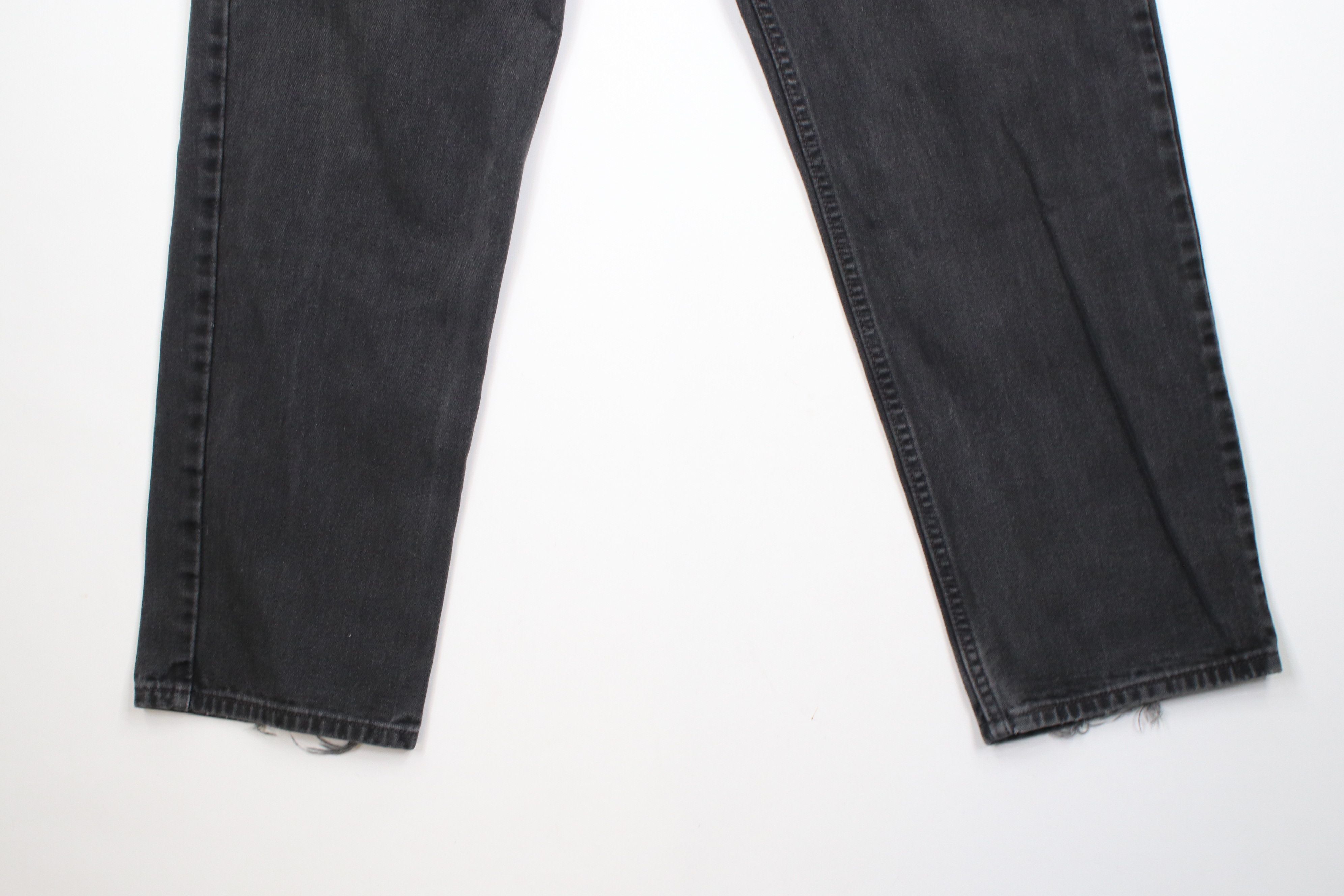 Levi's Vintage Y2K 2003 Levis 550 Relaxed Fit Denim Jeans Black USA Size US 34 / EU 50 - 4 Thumbnail