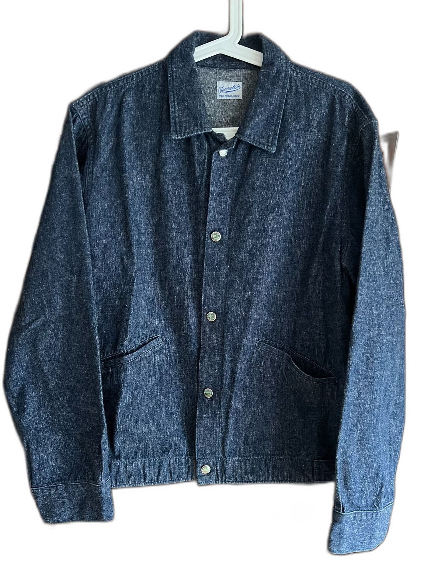 Tenderloin Tenderlion Vintage Limited Indigo Denim Jacket Size US S / EU 44-46 / 1 - 1 Thumbnail