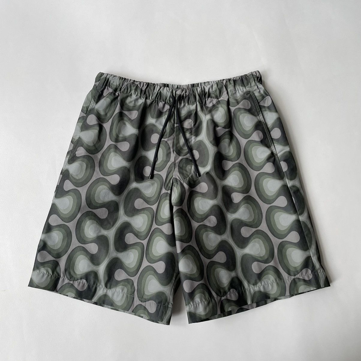 Dries Van Noten S/S 24 70s Print ‘Piperi’ Nylon Shorts Size US 32 / EU 48 - 17 Thumbnail