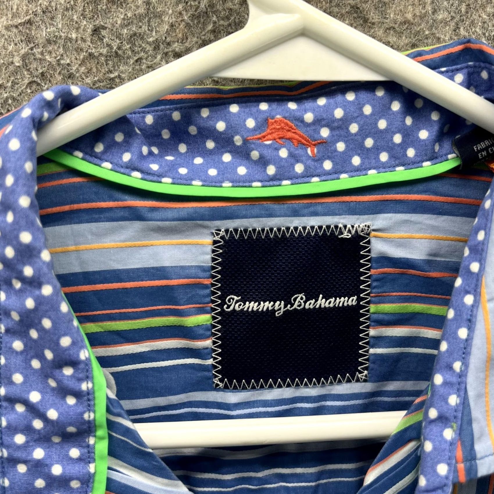 Tommy Bahama Tommy Bahama Shirt Mens S Blue Stripe Long Sleeve Button Front Casual Size US S / EU 44-46 / 1 - 6 Thumbnail
