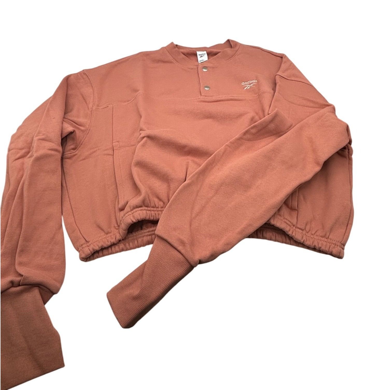 Reebok Reebok Women's Classics Cotton French Terry Cropped Sweatshi Size L / US 10 / IT 46 - 8 Thumbnail