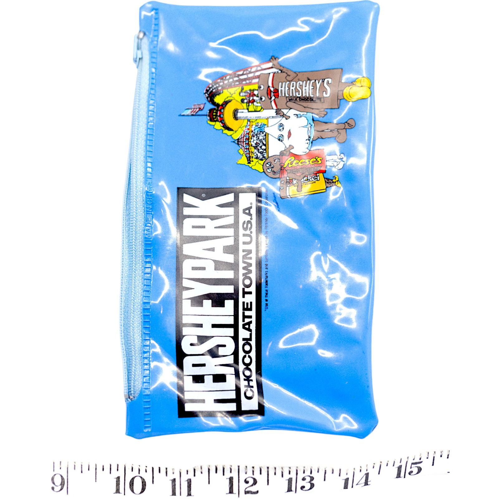 Chocolate HersheyPark Chocolate Town USA Pencil Bag 8"x4.5" Size ONE SIZE - 9 Thumbnail