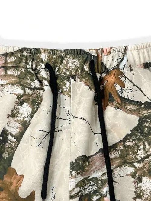 Japanese Brand Camo Cargo Baggy Casual Straight Leg Forest Sweatpants Size US 34 / EU 50 - 3 Thumbnail
