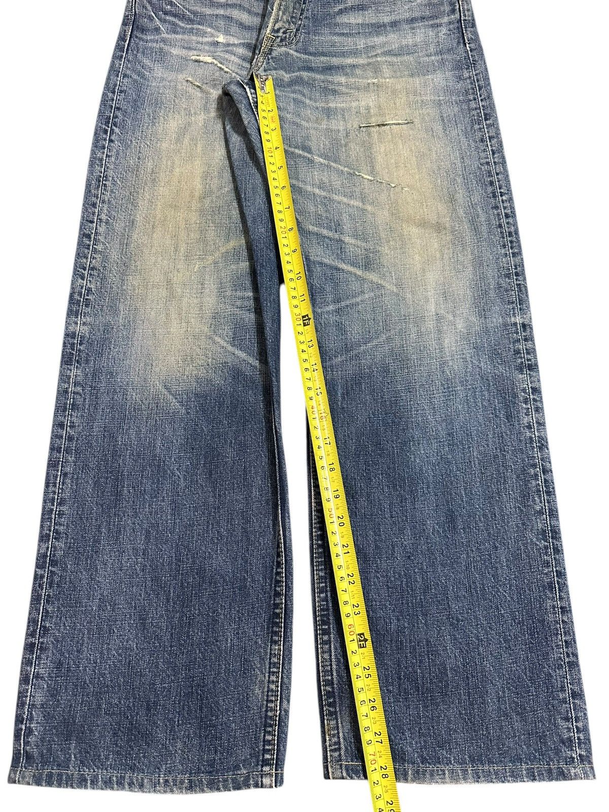Levi's Vintage 90s Levis 503 Blue Mud Wash Style Distressed Jeans Size US 32 / EU 48 - 14 Thumbnail