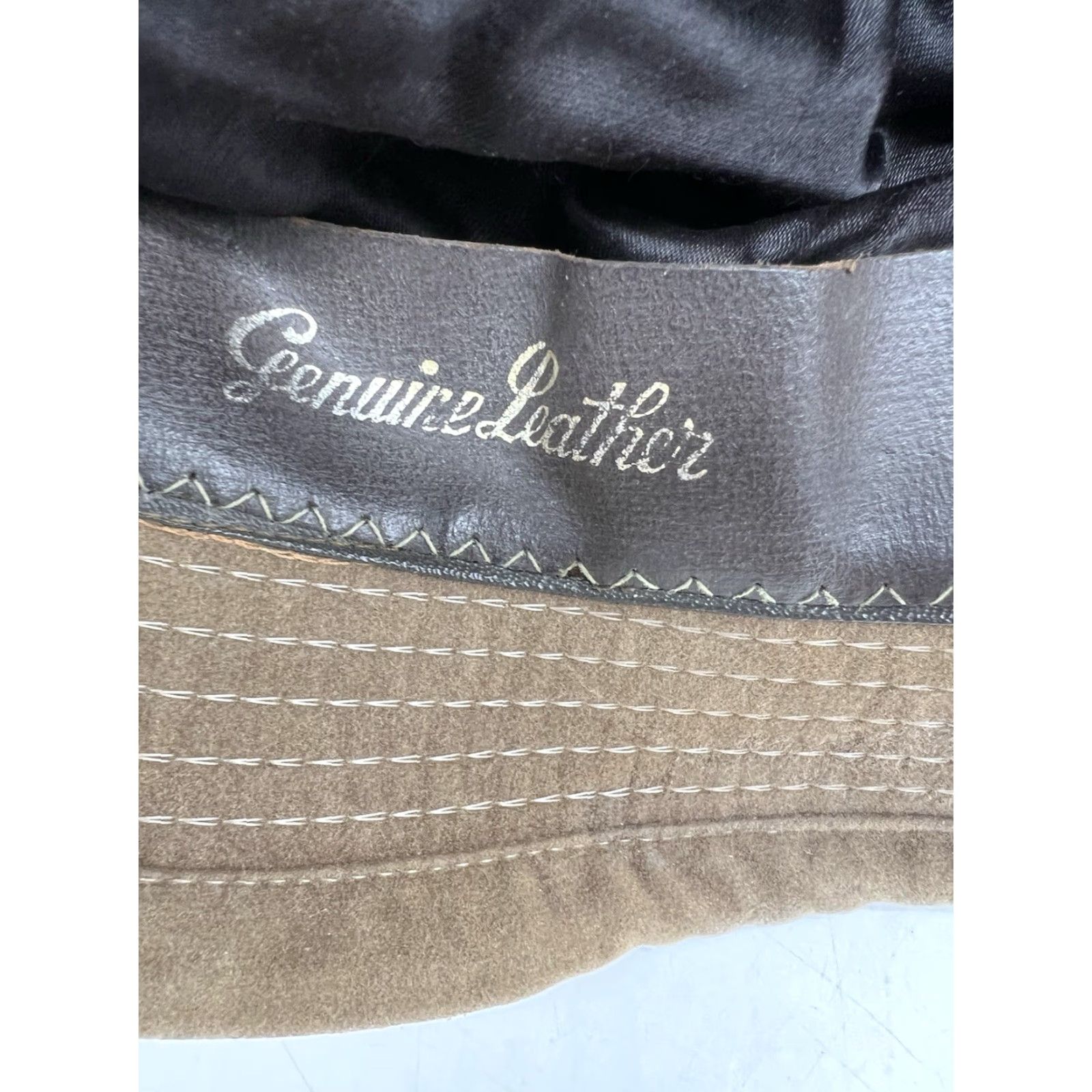 Vintage VINTAGE Country Gentleman Leather Suede Fedora Hat Brown Size 7 Travel Casual Mens Size ONE SIZE - 6 Thumbnail