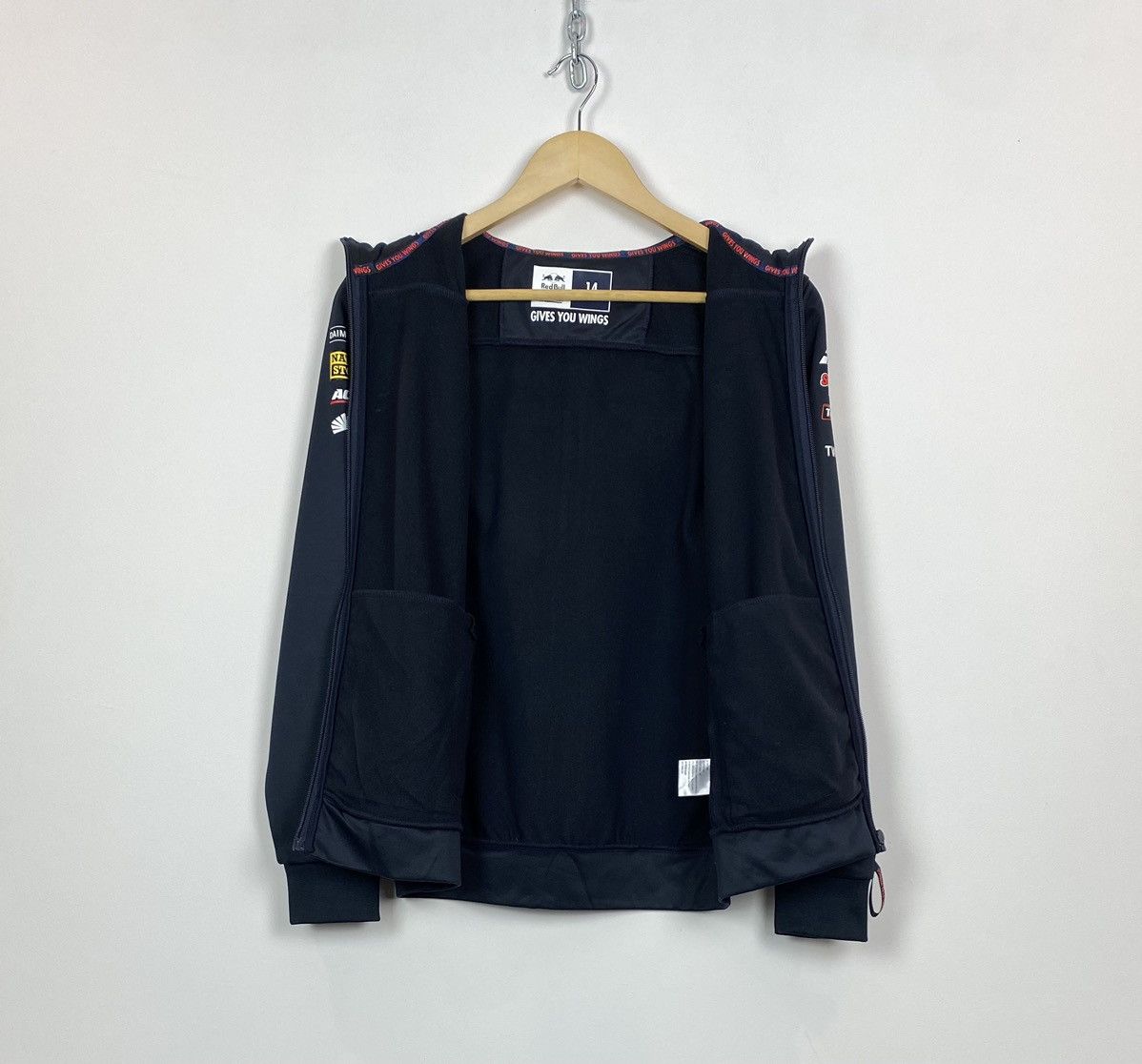 Red Bull Red Bull Racing Team Full Zip Hoodie Jacket Multi-logo Blue Size XL / US 12-14 / IT 48-50 - 12 Thumbnail