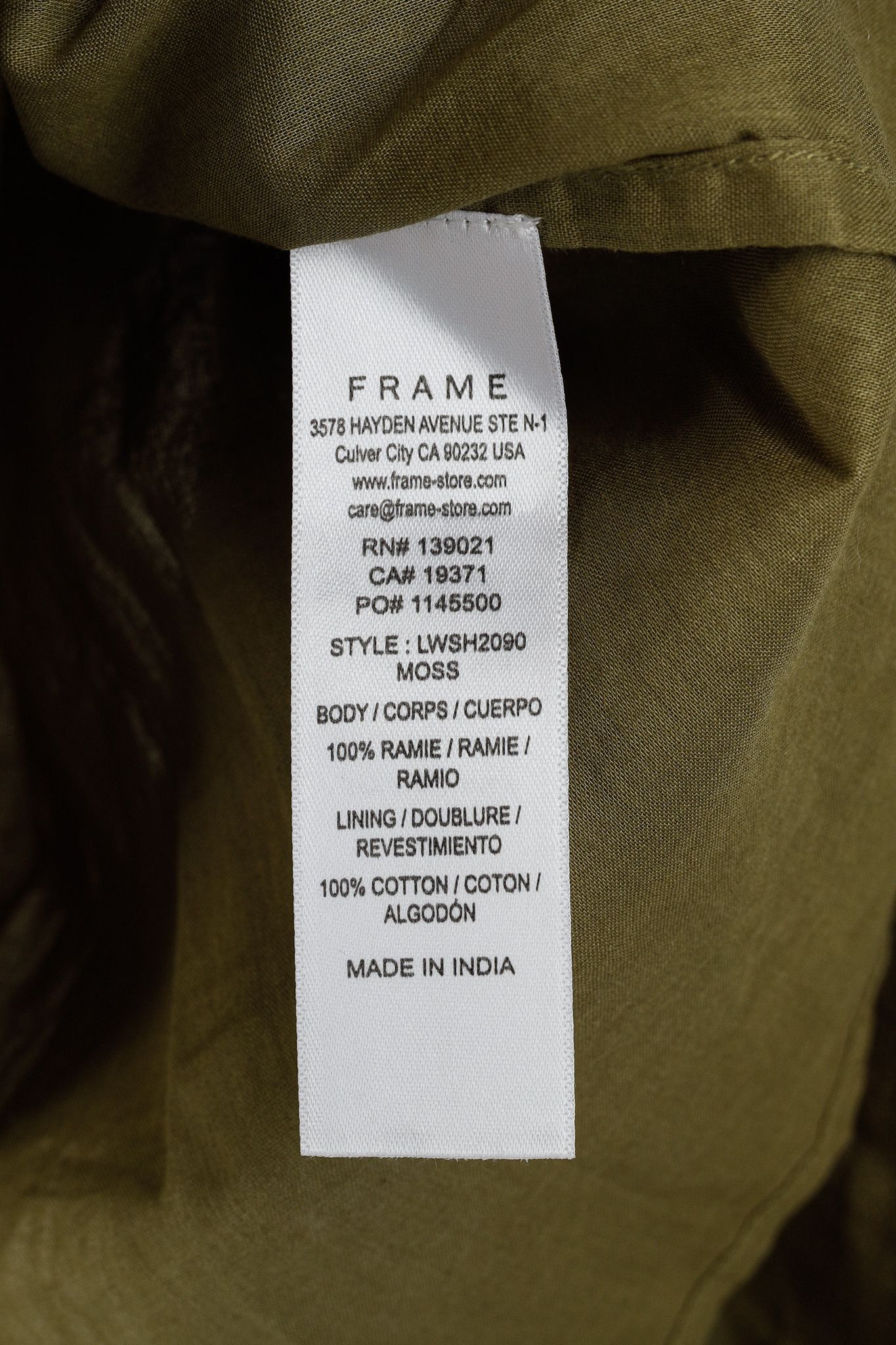 Frame Frame Moss Off-The-Shoulder Billow Top Size M / US 6-8 / IT 42-44 - 8 Thumbnail