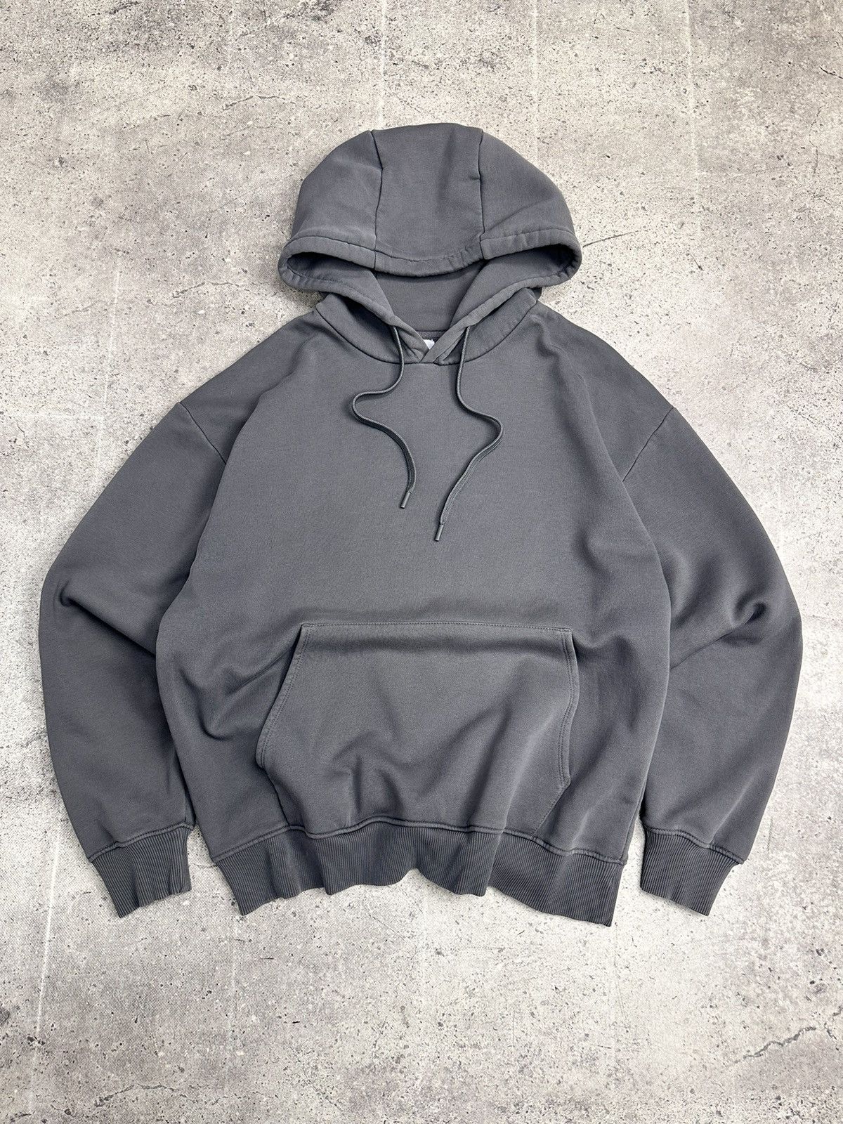 Zara Vintage Overside Sweatshirt Hoodie Grey Vintage Y2K Style Size US L / EU 52-54 / 3 - 2 Thumbnail