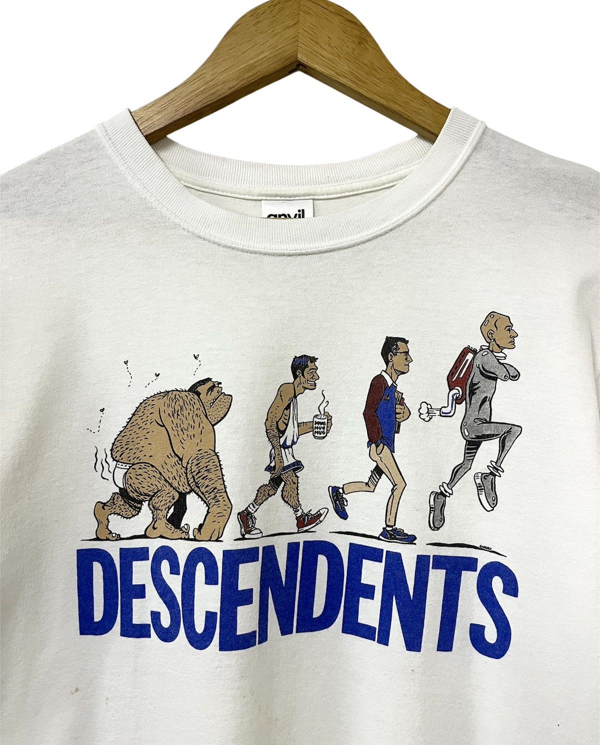 Band Tees × Vintage VINTAGE DESCENDENTS AMERICAN PUNK ROCK BAND TSHIRT Size US S / EU 44-46 / 1 - 3 Thumbnail