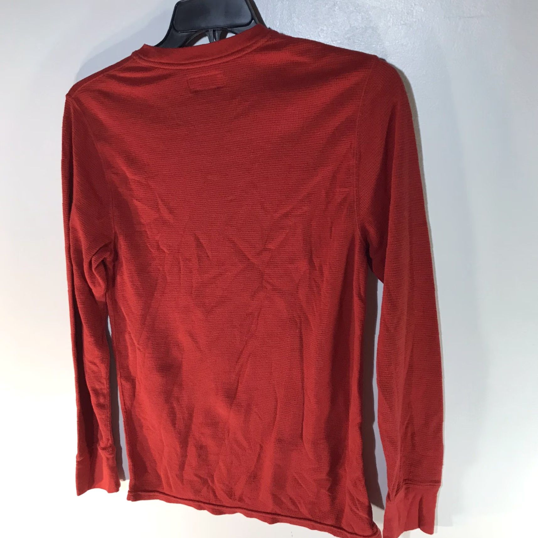 Polo Ralph Lauren Polo Ralph Lauren Red Waffle Knit Thermal Shirt Mens Size M Cambodia Size US M / EU 48-50 / 2 - 4 Thumbnail
