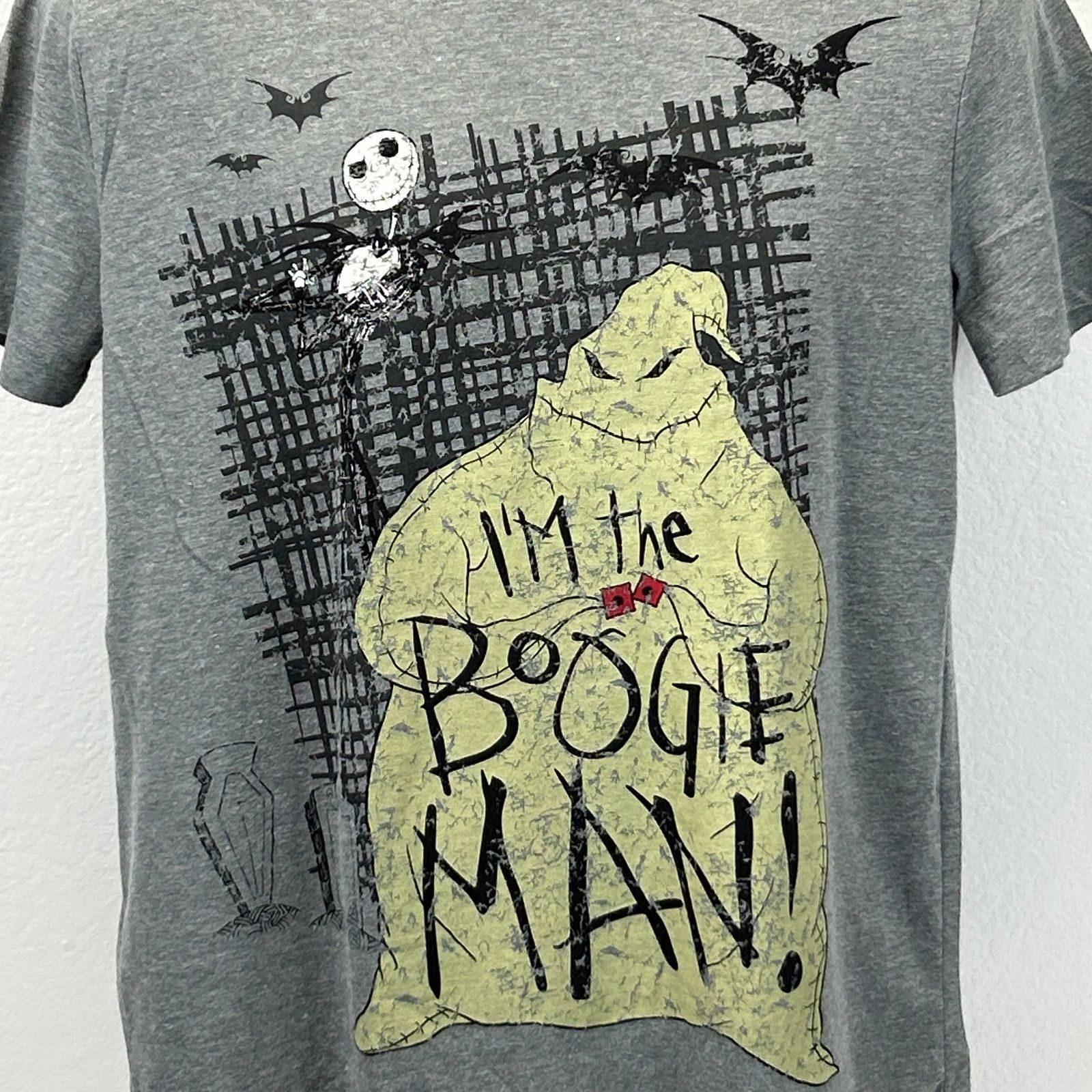 Disney Oogie Boogie T Shirt Mens M Medium Gray Size US M / EU 48-50 / 2 - 3 Thumbnail