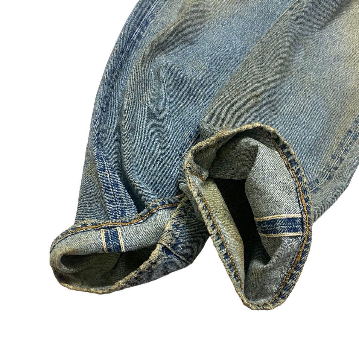 wjk WjK Thrashed Dirt Washed Selvedge Jeans Size US 31 - 18 Thumbnail