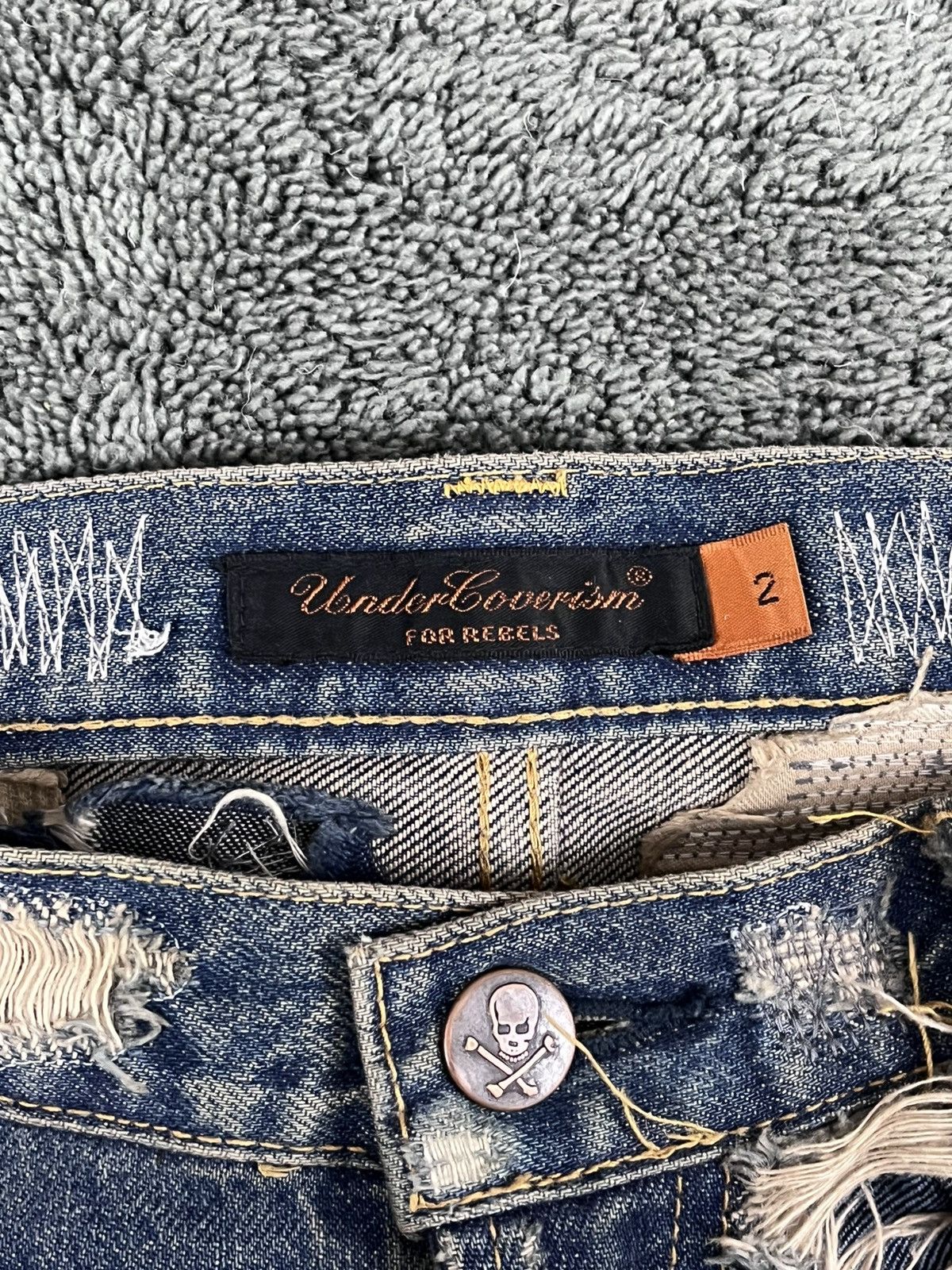 Undercover Undercover AW05 “Arts & Craft” 85 Denim Jeans Size US 32 / EU 48 - 6 Thumbnail