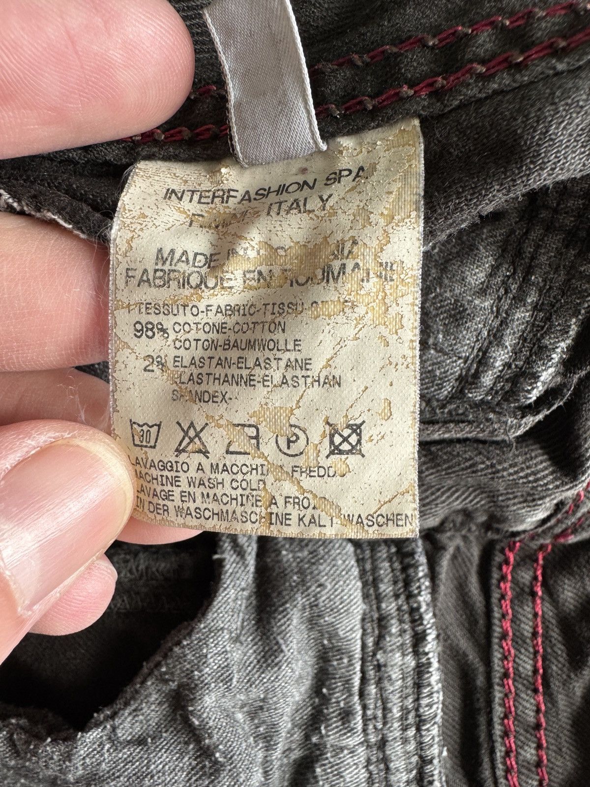 Marithe + Francois Girbaud Marithe Francois Girbaud Vintage Cargo Biker Jeans Size 28" / US 6 / IT 42 - 18 Thumbnail