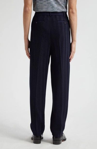 Missoni o1y0225 Casual Pant in Navy Blue Size US 30 / EU 46 - 2 Thumbnail