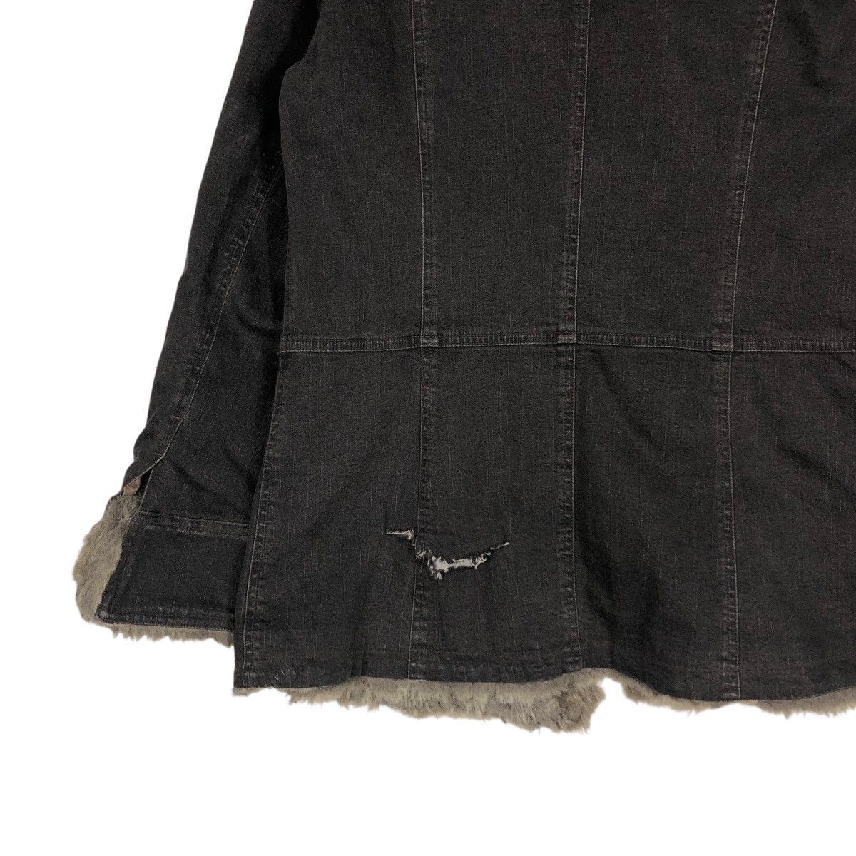Japanese Brand 🔥VINTAGE SHEARLING MINK FUR BIKER JACKET MICHEL KLEIN PARIS Size US S / EU 44-46 / 1 - 12 Thumbnail