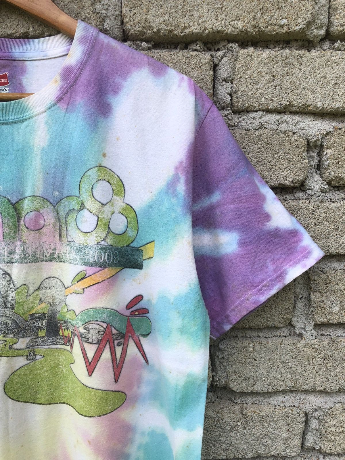 Band Tees Vintage Y2K Music Festival Bonnaroo Nine Inch Nails Tye Dye Size US M / EU 48-50 / 2 - 6 Thumbnail