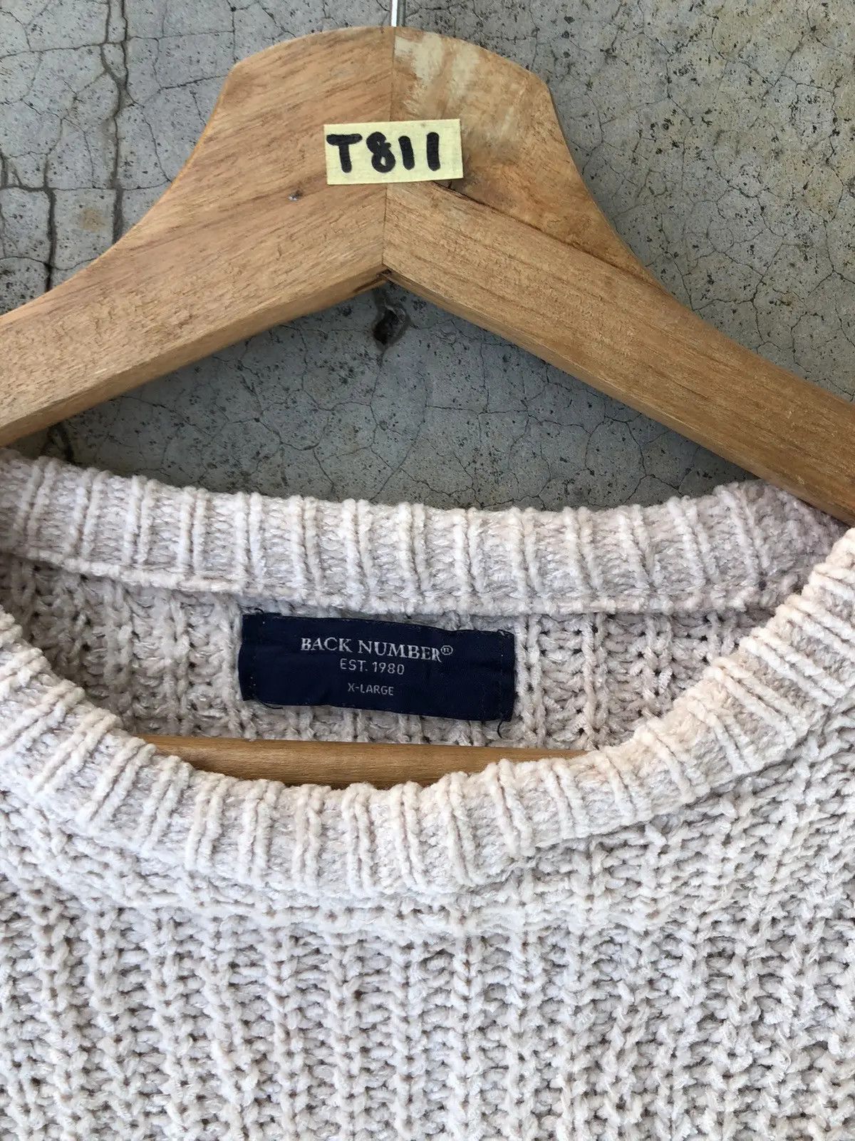 Vintage Vintage Back Number Pullover/Jumper Knitsweater Size US XXL / EU 58 / 5 - 7 Thumbnail