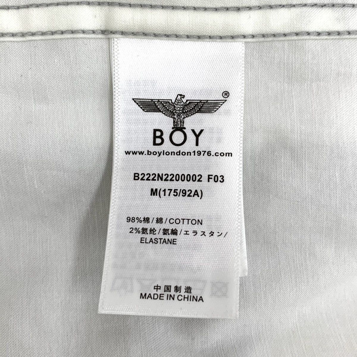 Boy London Boy London Gradient Ink Eagle Short Sleeve Shirt K26WX Size US M / EU 48-50 / 2 - 8 Thumbnail
