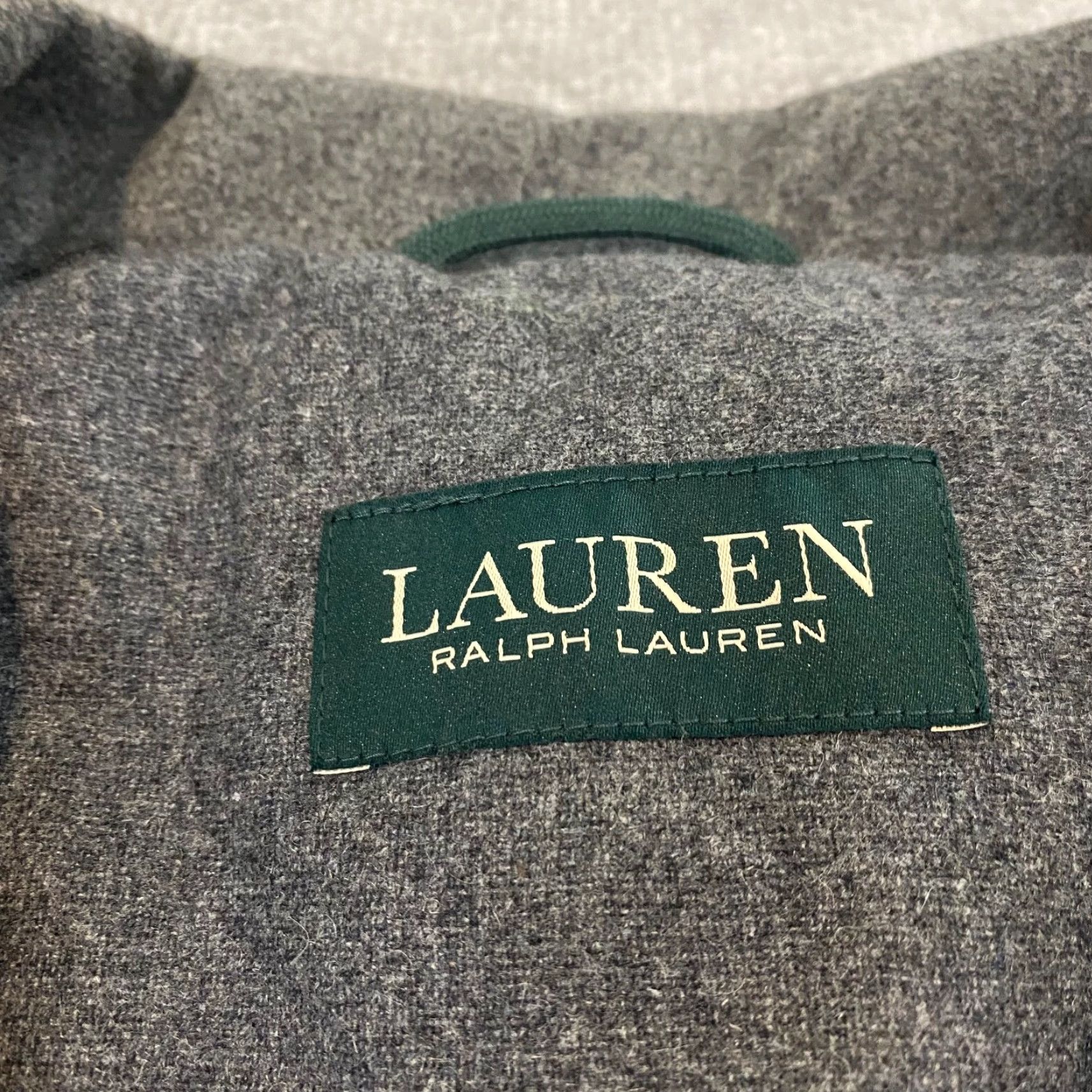 Ralph Lauren Lauren Ralph Lauren Coat Mens Gray Long Full Zip Pea Wool Pockets L/S 48 R Size US M / EU 48-50 / 2 - 2 Thumbnail