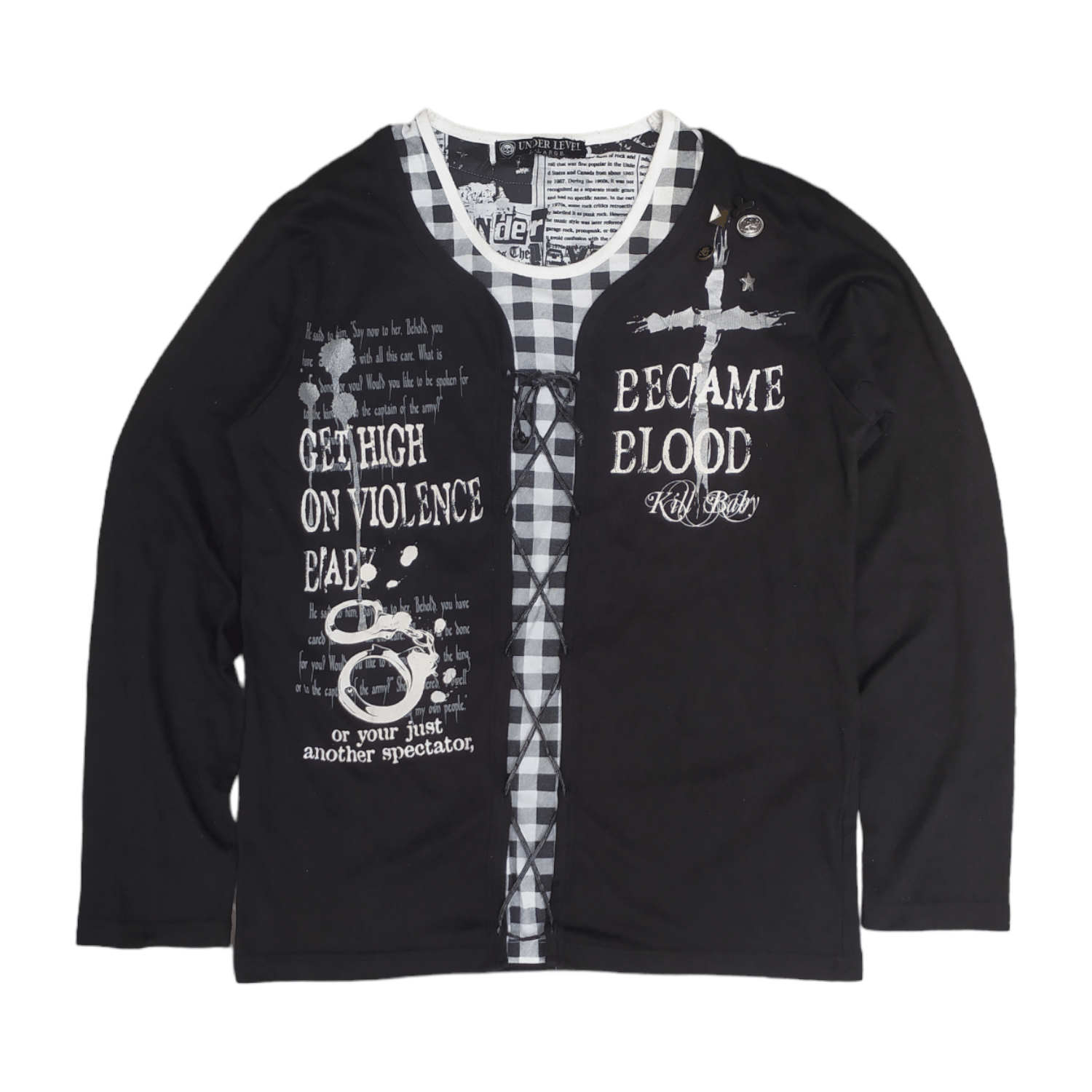 If Six Was Nine × Japanese Brand × Le Grande Bleu (L.G.B.) Under Level Poem Long Sleeve Size US L / EU 52-54 / 3 - 1 Thumbnail