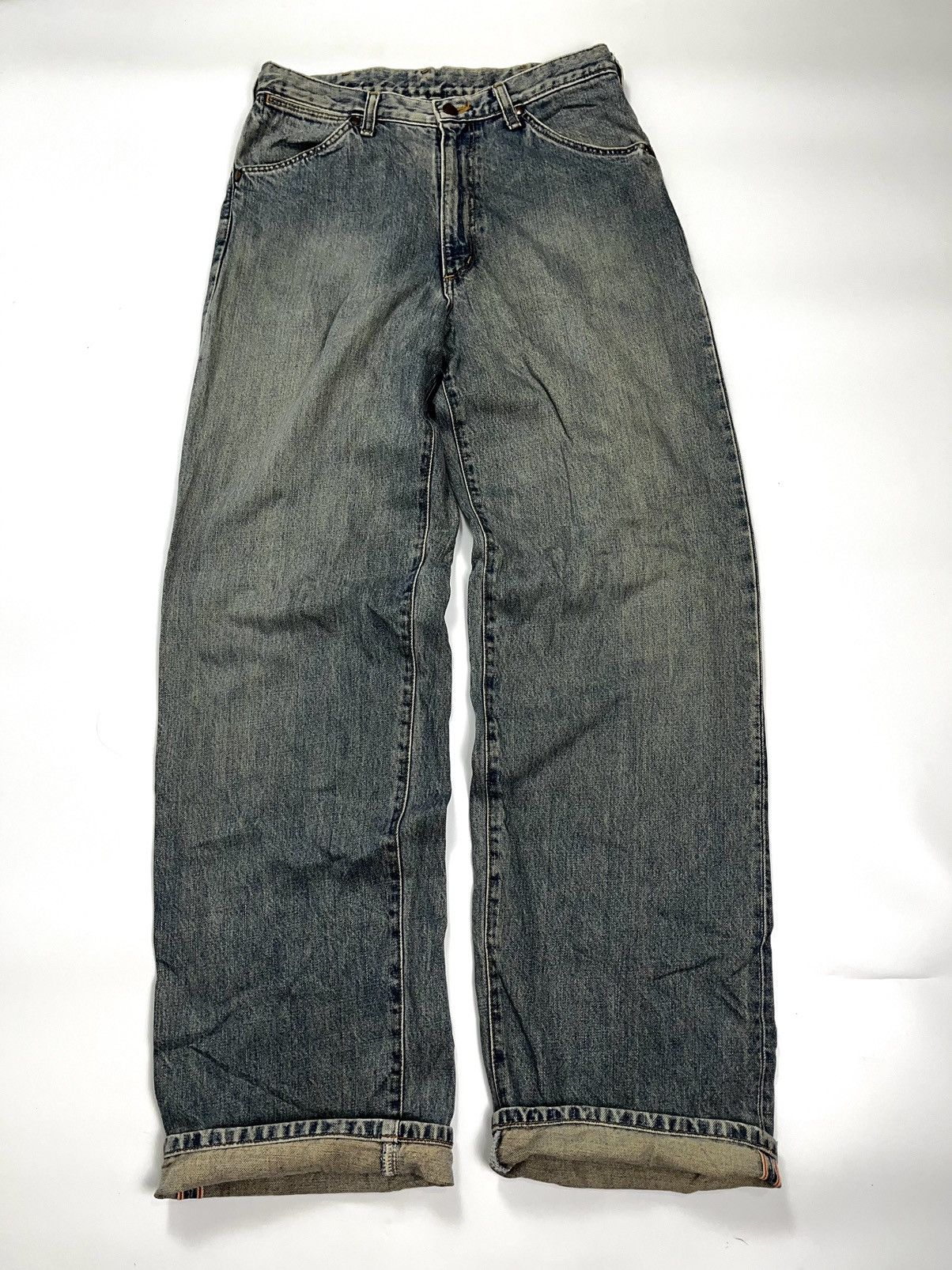Wrangler vintage wrangler selvedge repro jeans pant loose baggy Size US 32 / EU 48 - 4 Thumbnail