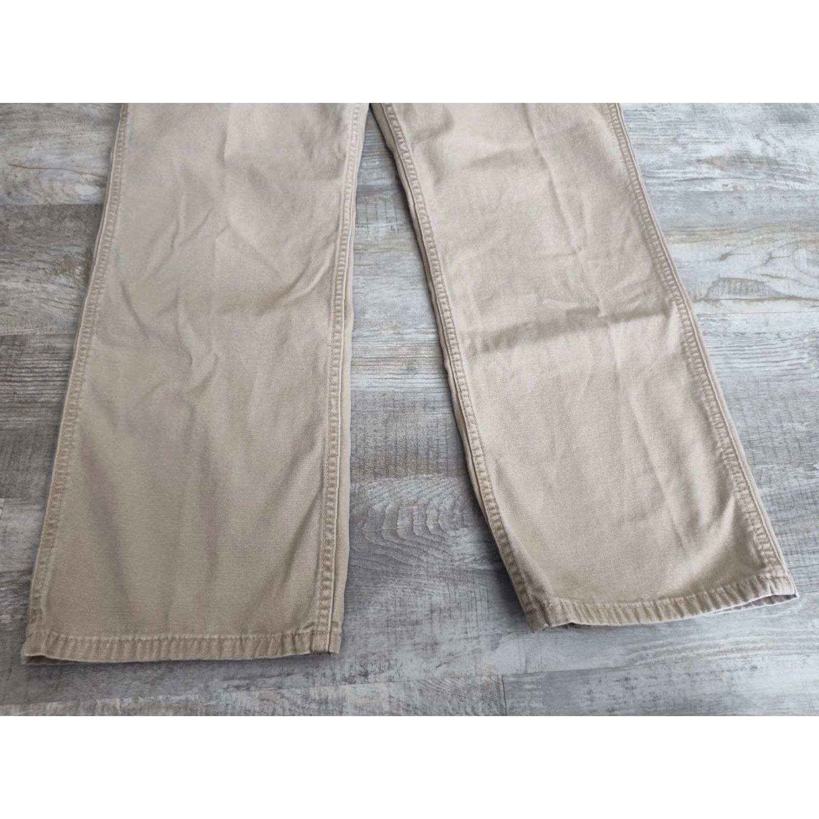 Carhartt VINTAGE Carhartt FR Relaxed Fit Canvas Carpenter Womens Workwear Pants Khaki Straight 18 Size 40" / US 18 - 2 Thumbnail