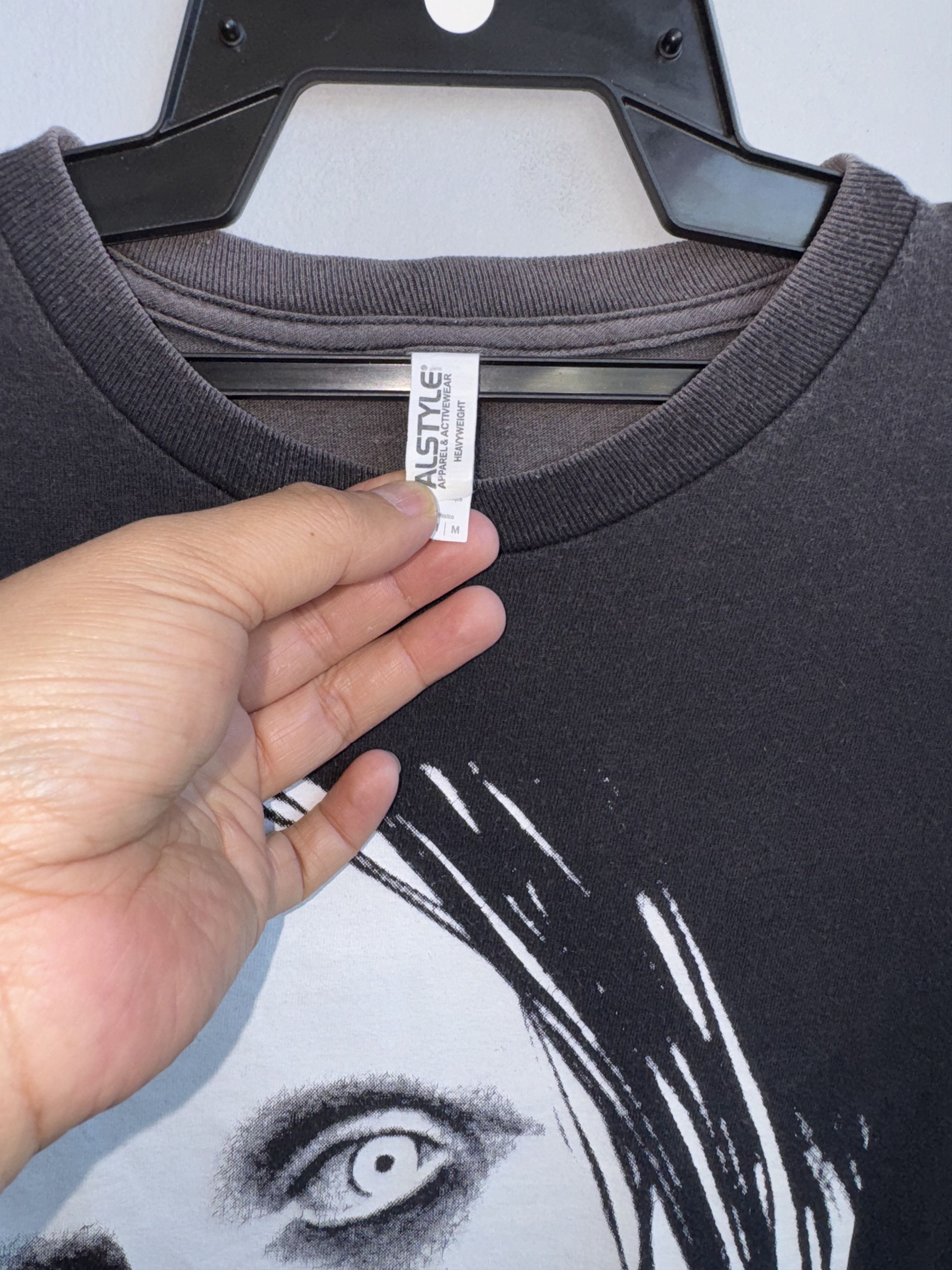 Band Tees × Marilyn Manson × Vintage Marilyn Manson Big Face Shirt Size US M / EU 48-50 / 2 - 2 Thumbnail