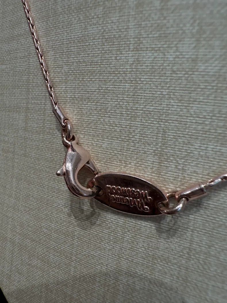 Vivienne Westwood Vivienne Westwood Pink Orb Planet Necklace Size ONE SIZE - 8 Thumbnail
