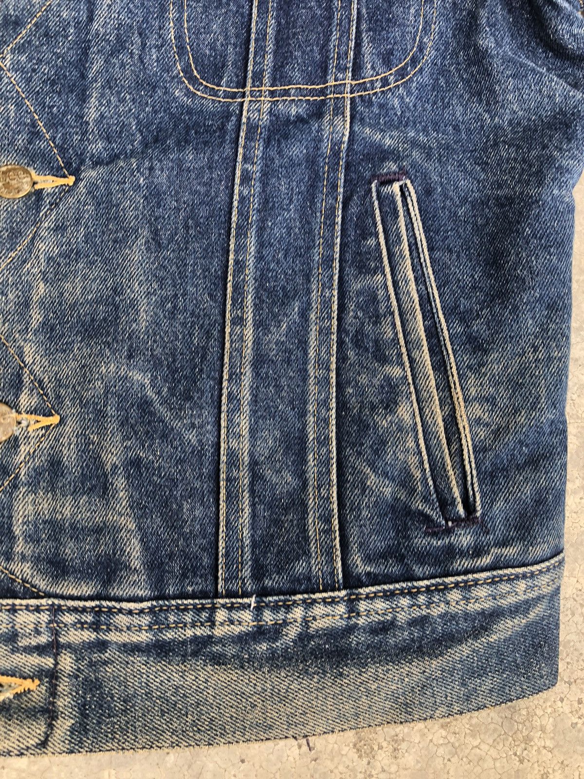 Vintage Vintage 70s Lee Storm Rider Blanked Lined Denim Jacket Size US M / EU 48-50 / 2 - 15 Thumbnail