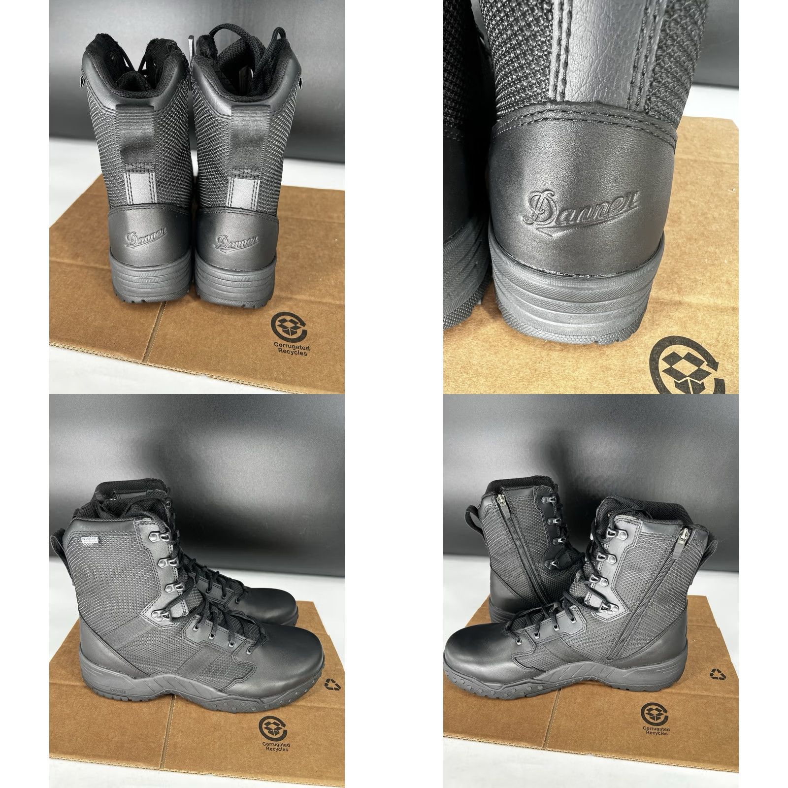Danner Danner Scorch Side Zip 8” Waterproof Boots Black Size 15 Mens Leather Zip Toe Waterproof Lightweight Mid-Calf Military & Workwear 25733 SCORCH Size US 15 / EU 48 - 8 Thumbnail