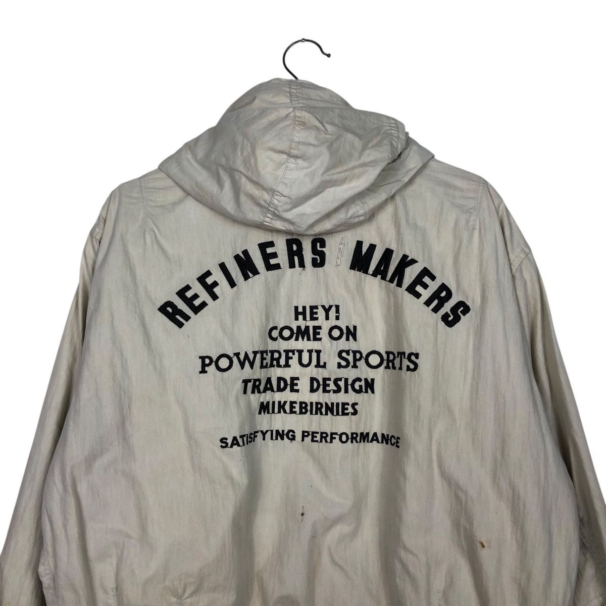 Japanese Brand 📌Mike Birnies Reversible Bomber Jacket Big Logo Issey Miyake Size US M / EU 48-50 / 2 - 12 Thumbnail