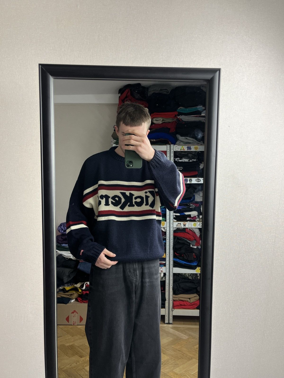 Kickers Vintage Kickers Big Spellout Logo Knit Sweater Baggy 90’s Size US L / EU 52-54 / 3 - 2 Thumbnail