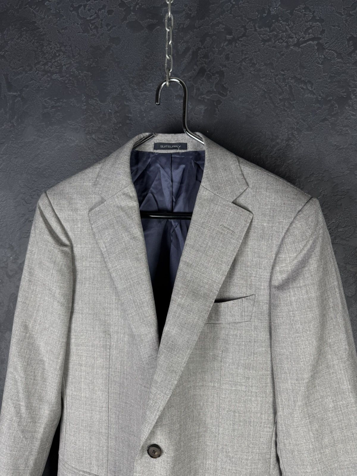 Suitsupply SUITSUPPLY Lazio Single Breasted FL Pure Wool Men’s Blazer Size 46R - 4 Thumbnail