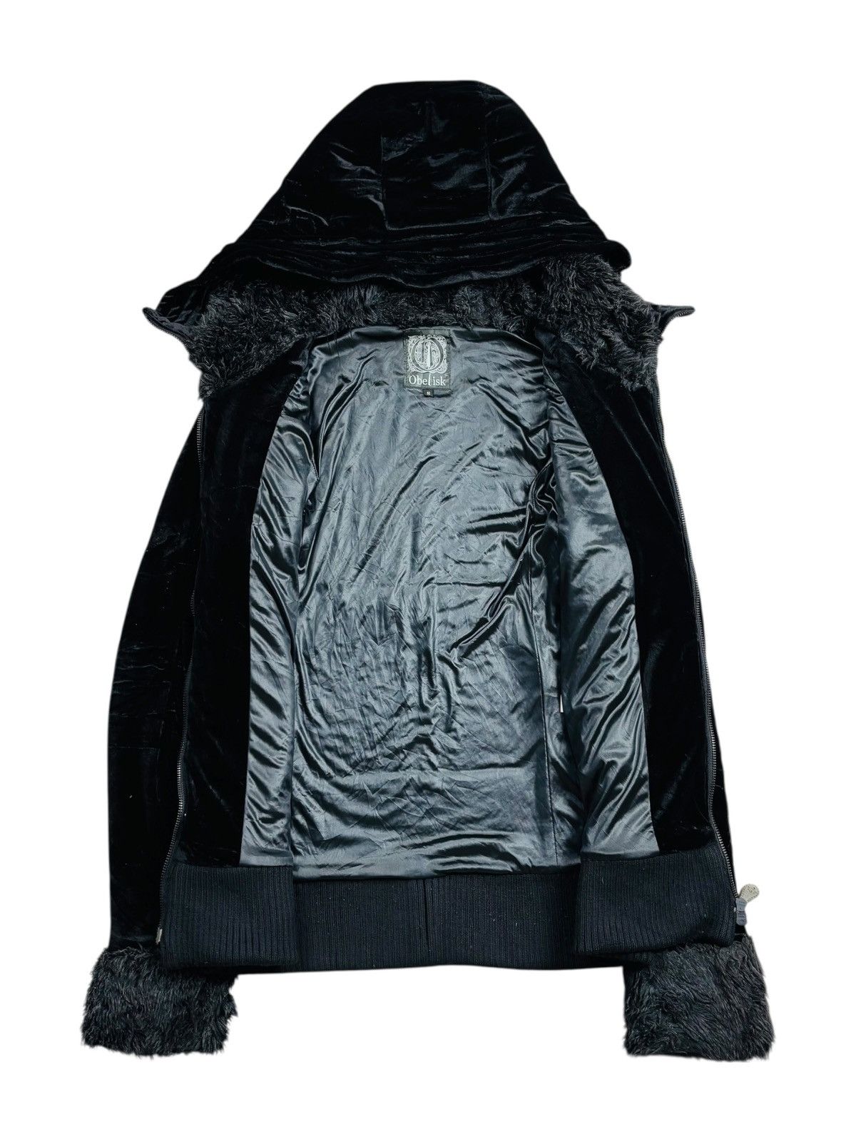 Obelisk Archive Obelisk - Vanta Black Velour Jacket Size US M / EU 48-50 / 2 - 3 Thumbnail