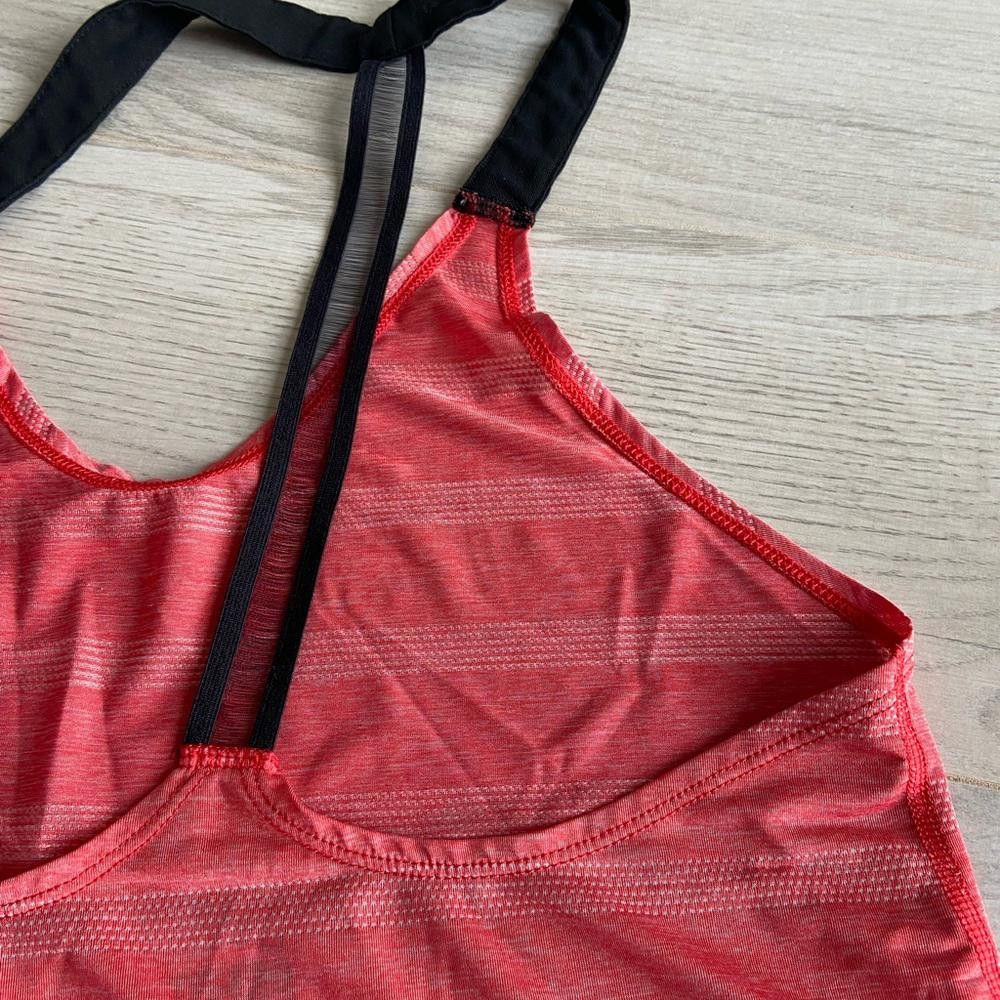 Nike Stylish Nike Women's Workout Tank Top - Coral/Black Size XS / US 0-2 / IT 36-38 - 5 Thumbnail