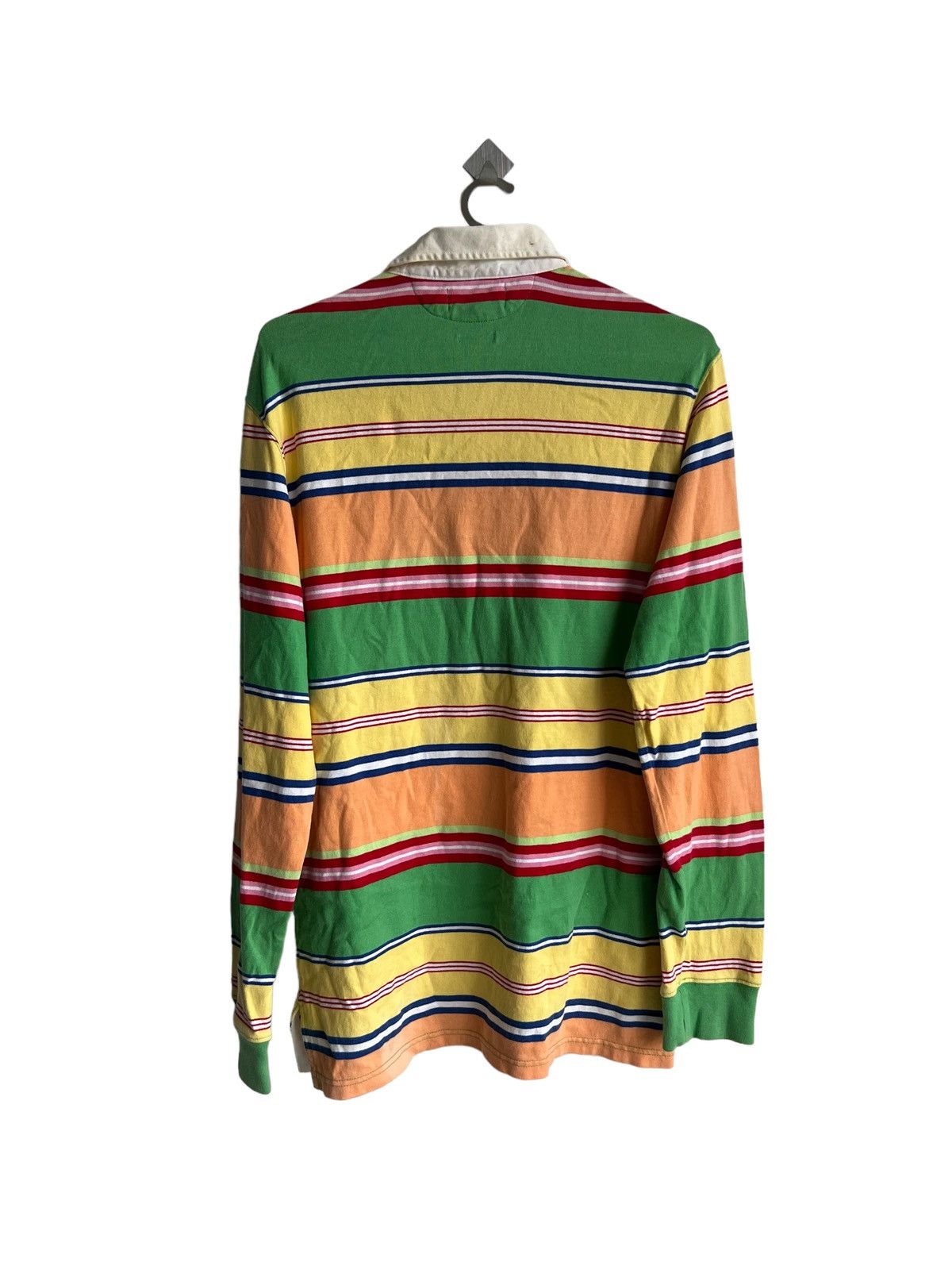 Polo Ralph Lauren Y2K Polo Ralph Lauren Beautiful Striped Colorway Rugby Shirt Size US L / EU 52-54 / 3 - 5 Thumbnail