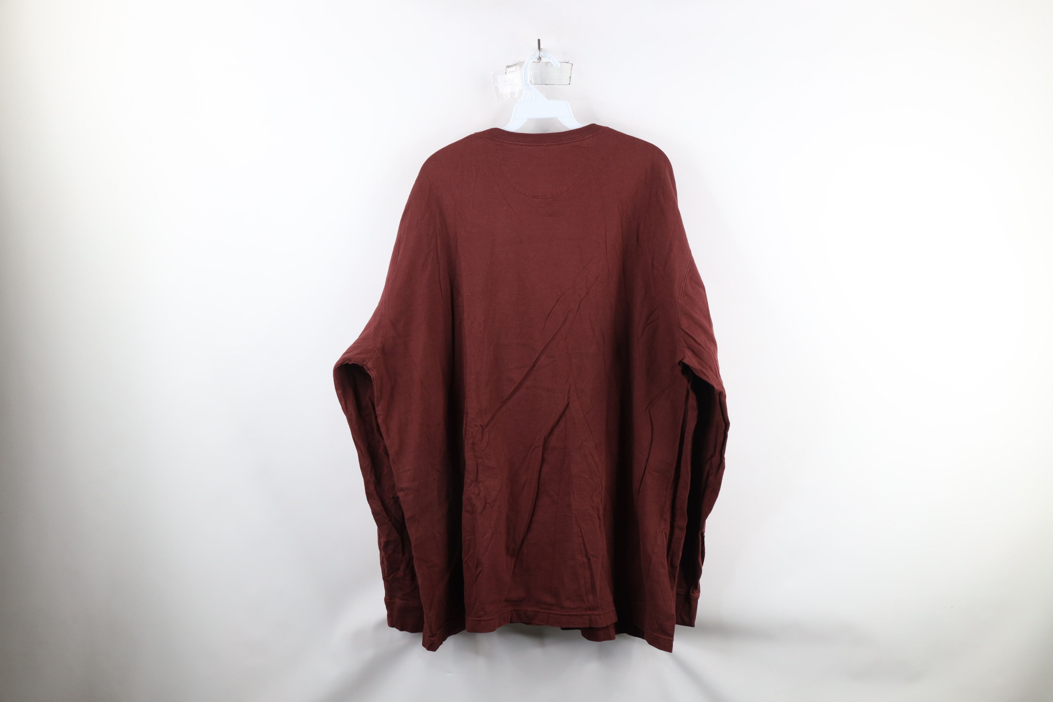 Duluth Trading Company × Vintage Duluth Trading Longtail Beaver Long Sleeve T-Shirt Burgundy Size US XL / EU 56 / 4 - 7 Thumbnail