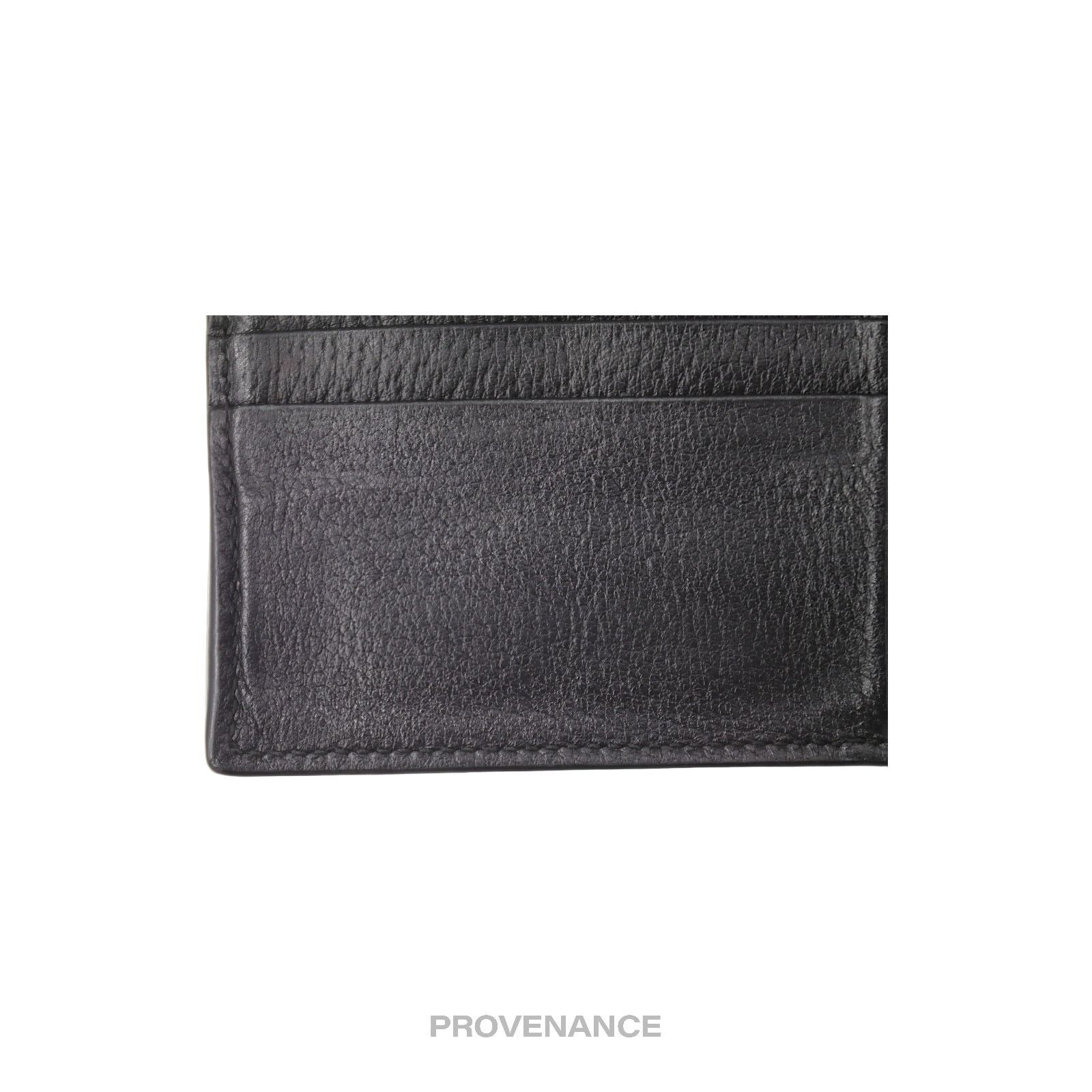 Gucci 🔴 Gucci Bifold Wallet -Logo Stripe Web Black Leather Size ONE SIZE - 7 Thumbnail
