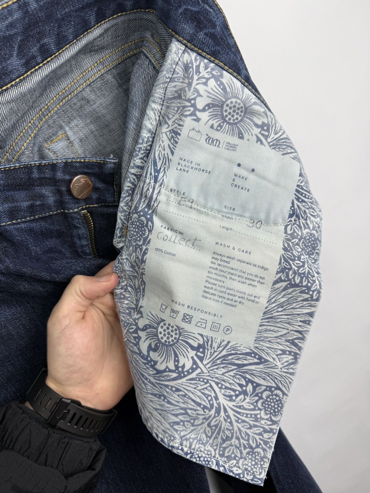 Blackhorse Lane Ateliers 🇬🇧 Blackhorse Lane Ateliers Selvedge Denim Jeans Made London Size US 30 / EU 46 - 8 Thumbnail