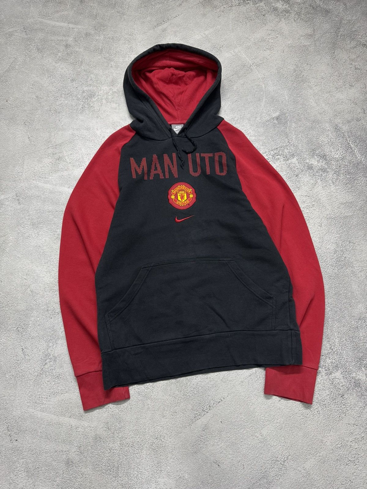 Nike Vintage Y2K Nike Manchester United Big Swoosh Hoodie 00’s Size US S / EU 44-46 / 1 - 5 Thumbnail