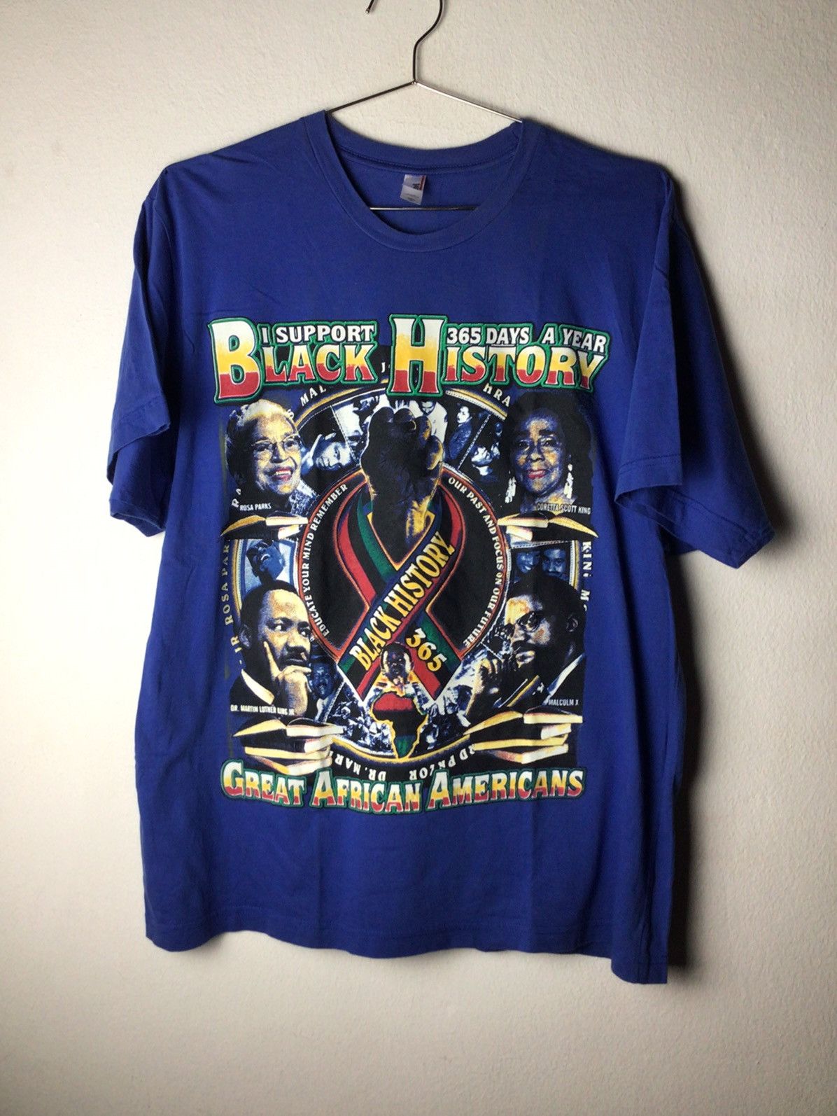 Rap Tees × Vintage Black History 00's Dr.Martin,Malcolm X Size US XL / EU 56 / 4 - 2 Thumbnail