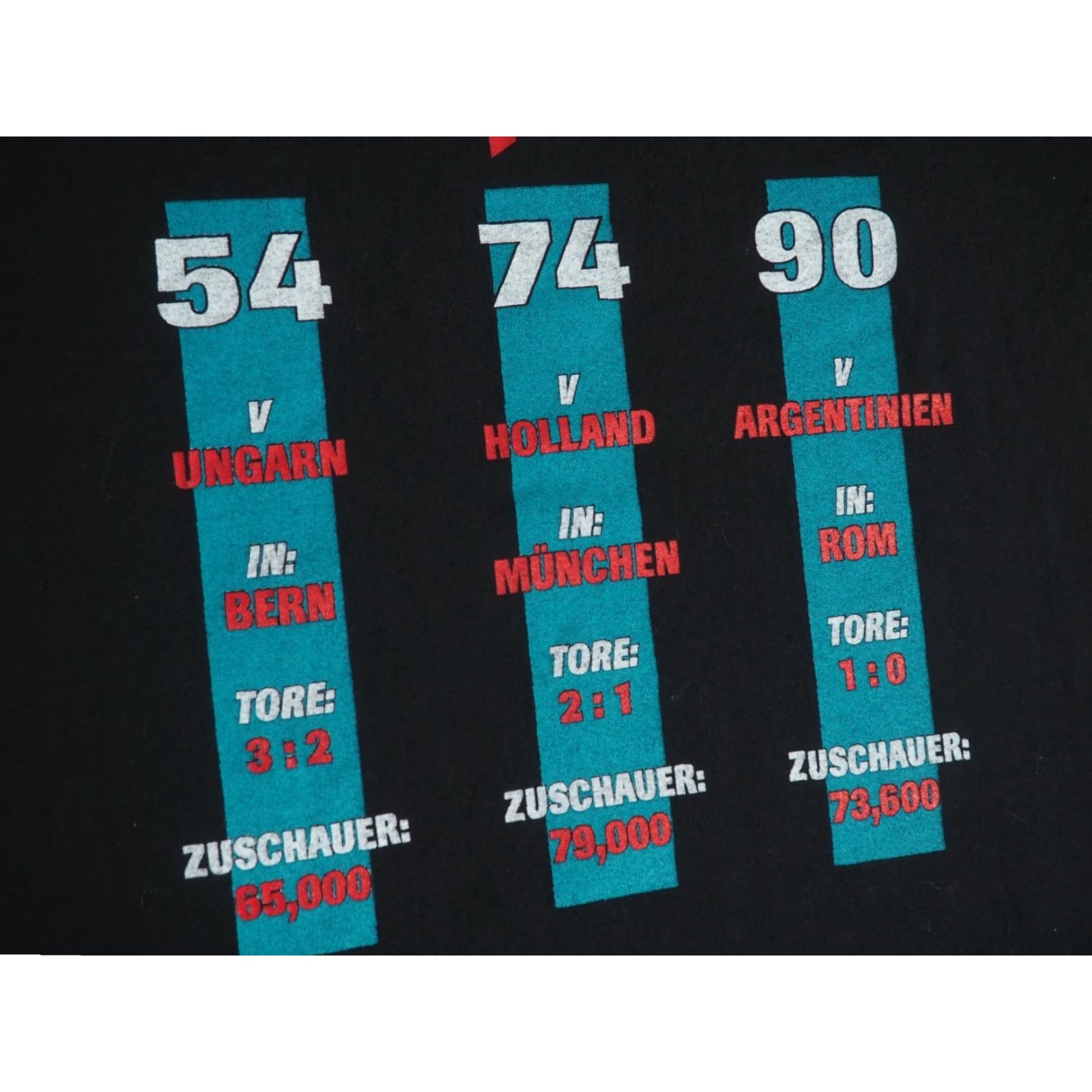 Adidas VINTAGE Adidas Germany National Team FIFA World Cup Champs Black Tee T-Shirt L Mens Size US L / EU 52-54 / 3 - 8 Thumbnail