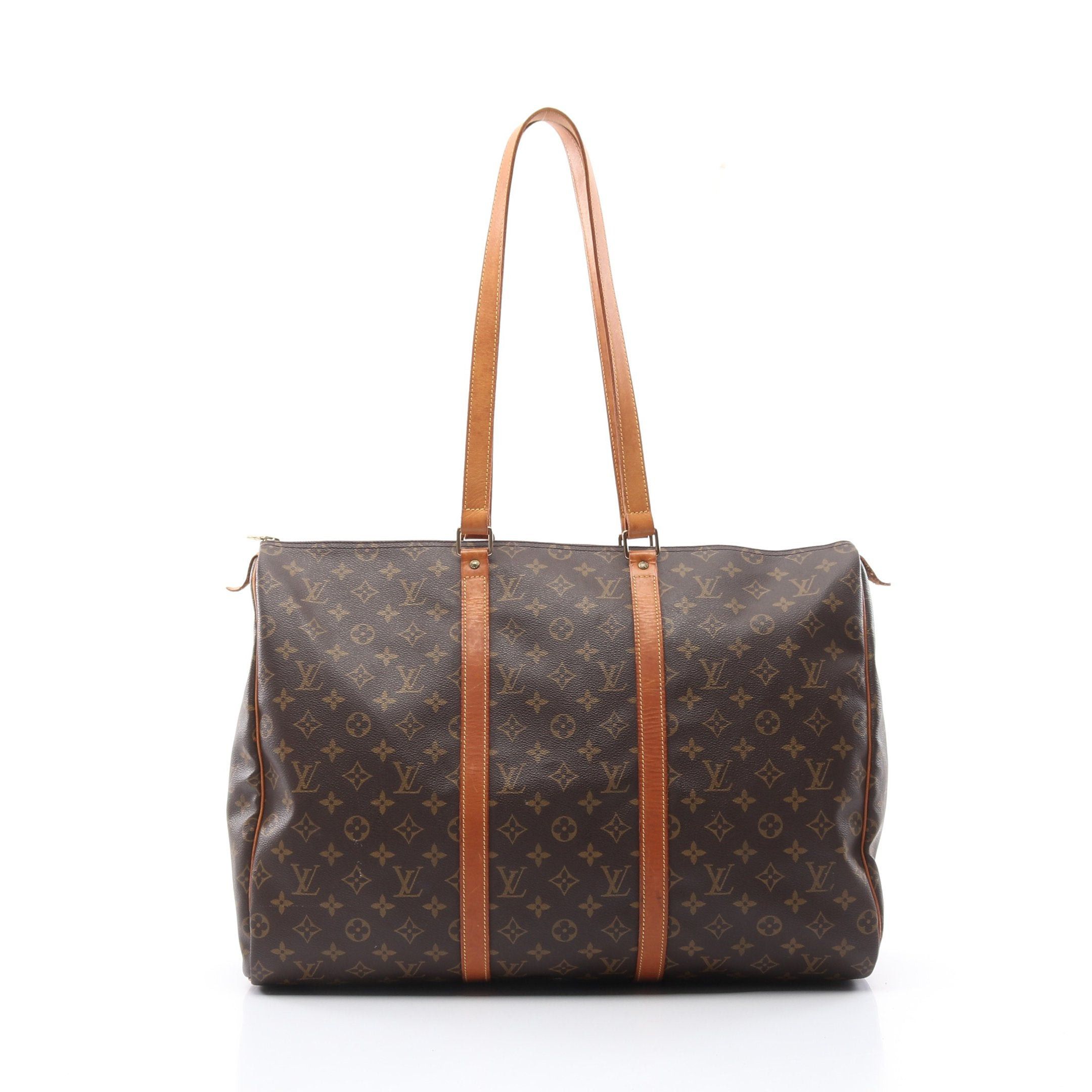 Louis Vuitton Louis Vuitton Flannery 50 Monogram Shoulder Bag Leather Brown Size ONE SIZE - 1 Thumbnail