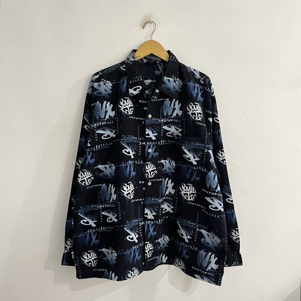 Southpole Southpole Y2K Grafity Button Up Size US XL / EU 56 / 4 - 1 Thumbnail