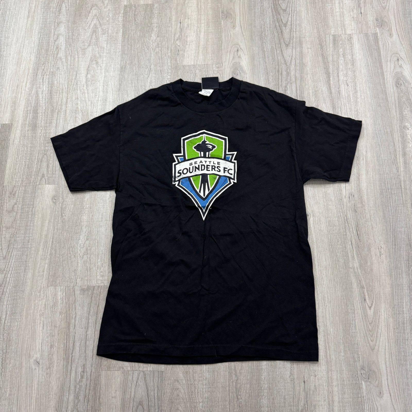 Vintage Vintage Seattle Sounders FC Shirt Mens Large Black Soccer Size US L / EU 52-54 / 3 - 1 Thumbnail